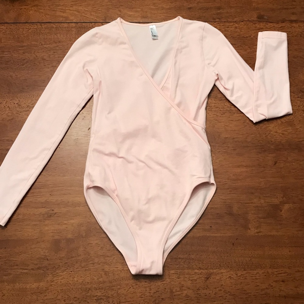 Baby pink leotard